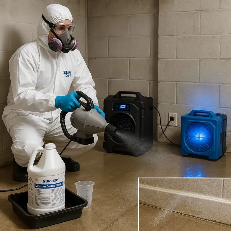 Sanitization and Odor Removal process in Keyport, NJ